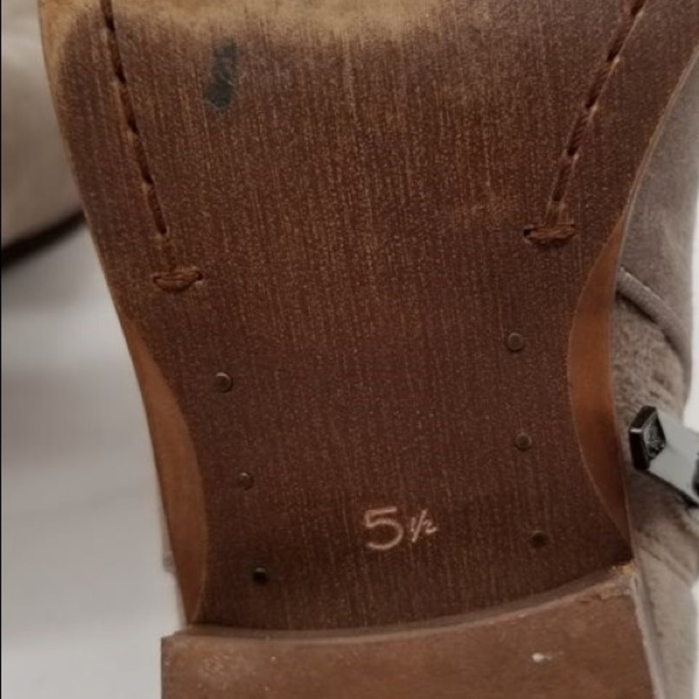 Sam Edelman Petty Women's Beige Leather Ankle Boot - Picture 6 of 12